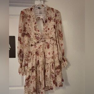Women’s SHEIN Floral Long Sleeve Dress